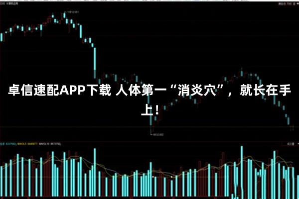 卓信速配APP下载 人体第一“消炎穴”，就长在手上！