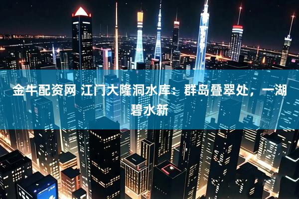 金牛配资网 江门大隆洞水库：群岛叠翠处，一湖碧水新