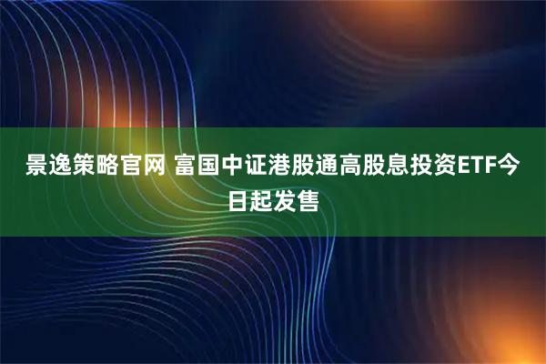 景逸策略官网 富国中证港股通高股息投资ETF今日起发售